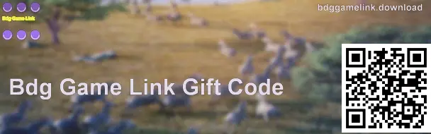 Bdg Game Link gift code full-screen banner on bdggamelink.download